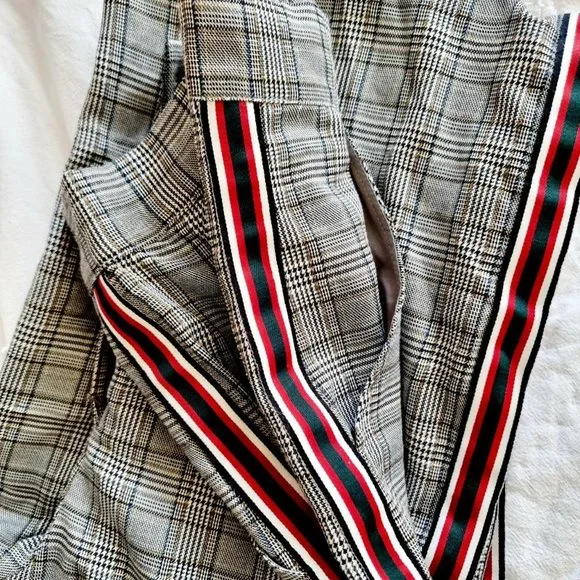 Alice In The Eve, Lucy Wide Leg Maxi Pants Black & White Check fits AU 8-10 - Picture 5 of 8